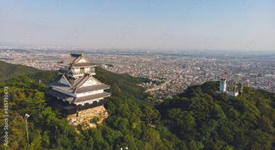 岐阜城と岐阜市街